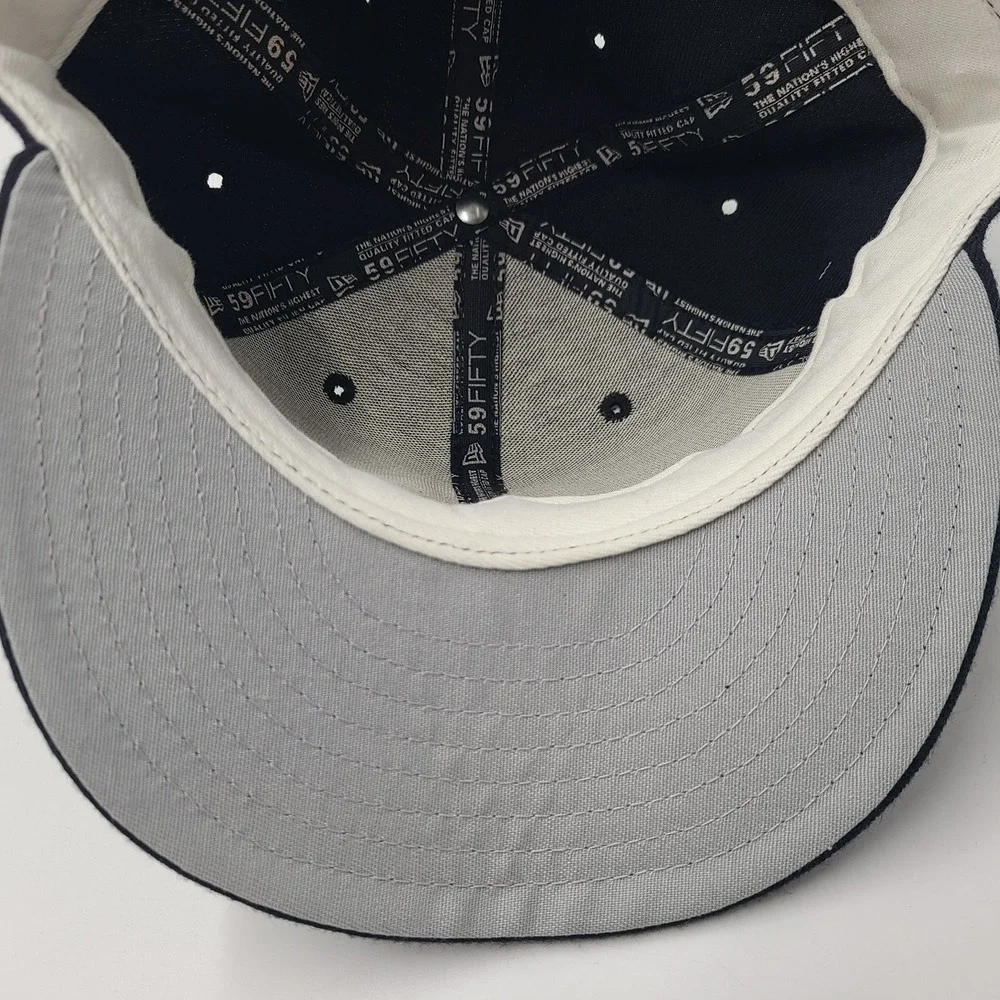 Vintage Minnesota Twins Hat Fitted 7 1/8 New Era 59Fifty Blue MLB Wool‎ Y2K Men